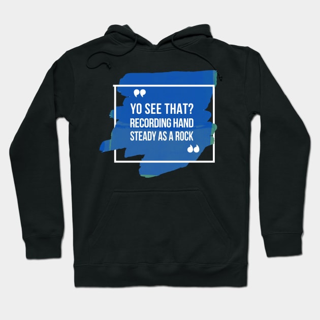 Steady as a Rock Hoodie by GamingwScott